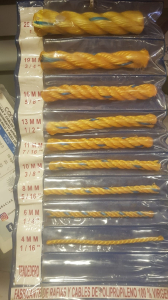 Calibres Cuerda de Polipropileno